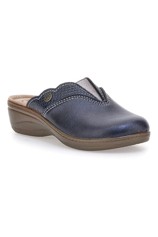 Ciabatte blu con profilo ondulato e plantare comfort Inblu 79 LY