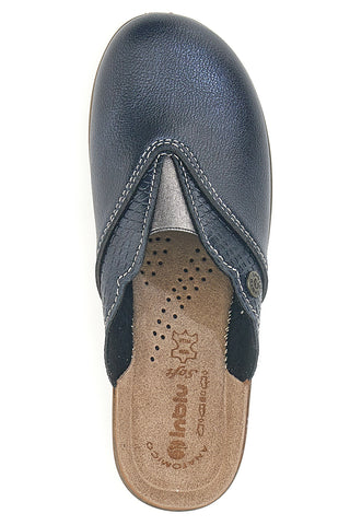 Ciabatte blu con profilo ondulato e plantare comfort Inblu 79 LY