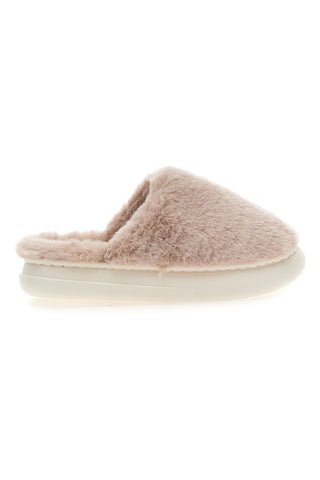 Pantofole rosa in tessuto effetto peluche Superga S45U866