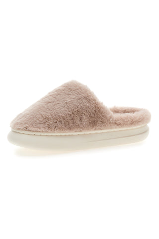 Superga S45U866 – Hausschuhe aus rosa Plüschstoff