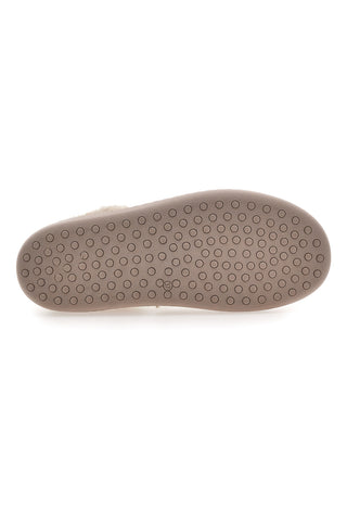 Beige Hausschuhe mit Pelzbesatz und warmer Innenseite Gaia Mania GG463