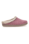 Gaia Mania GG549 Rosa Hausschuhe aus Stoff mit Teddy-Effekt und Fellfutter