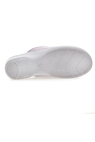 Inblu 5033N perforierte lila Berufspantoffeln mit anatomischem Fußbett