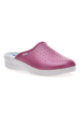 Professionelle perforierte Fuchsia-Hausschuhe mit anatomischer Innensohle Inblu 5033N