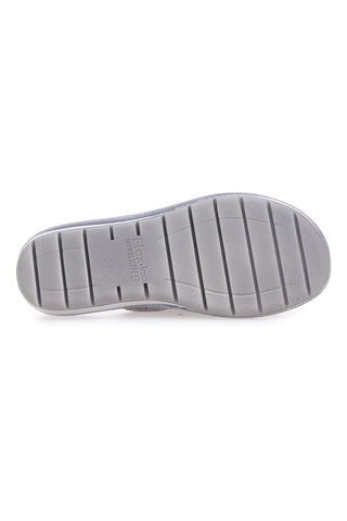 Ciabatte grigie con pois e fiocco decorativo Inblu 72 LB