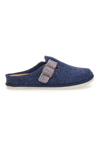 Pantofole blu con fibbia regolabile e suola comfort Inblu 42 CS