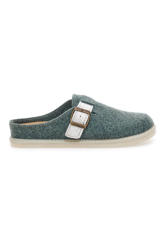 Pantofole verdi con fibbia regolabile e suola comfort Inblu 42 CS