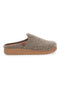 Beige Filzpantoffeln mit ergonomischer Sohle Plocadi 11902LO