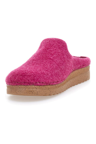 Fuchsia Filzpantoffeln mit Komfortsohle Plocadi 11902LO
