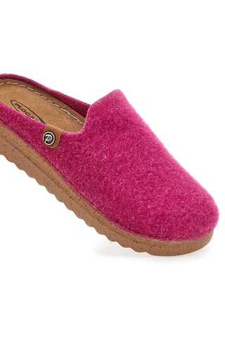 Fuchsia Filzpantoffeln mit Komfortsohle Plocadi 11902LO