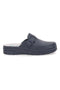 Professionelle blaue Hausschuhe mit Schnalle und Innensohle aus echtem Bio UP 728 Leder