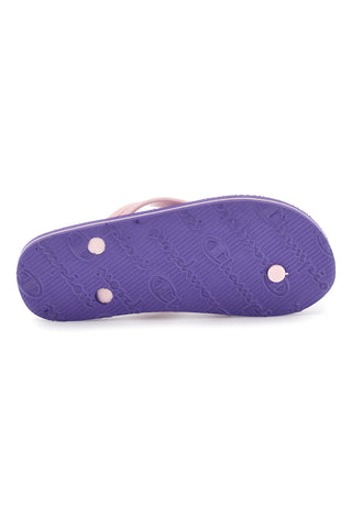 Infradito viola con fascetta rosa Champion Big classic evo ii