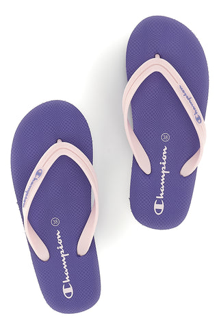 Lila Flip-Flops mit rosa Riemen Champion Big classic evo ii