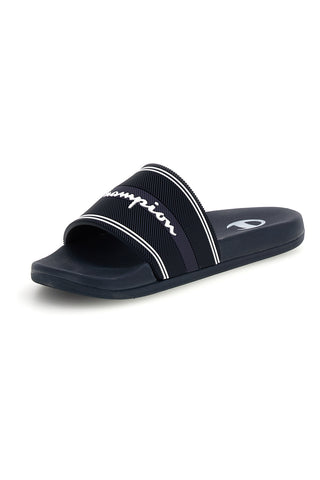 Ciabatte da piscina blu con fascia Champion Jambiani U GS