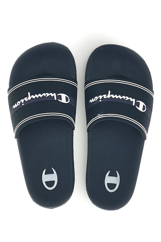 Ciabatte da piscina blu con fascia Champion Jambiani U GS