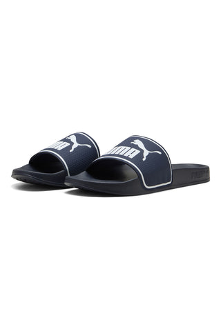 Ciabatte da Piscina blu scuro con logo a contrasto Puma Leadcat 2.0