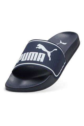 Ciabatte da Piscina blu scuro con logo a contrasto Puma Leadcat 2.0