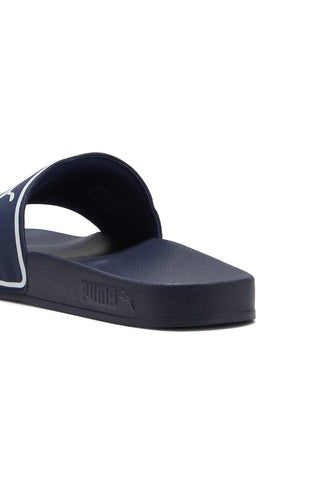 Ciabatte da Piscina blu scuro con logo a contrasto Puma Leadcat 2.0