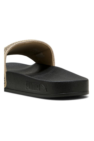 Ciabatte da Piscina nere con fascia animalier Puma Leadcat 2.0 Topcat