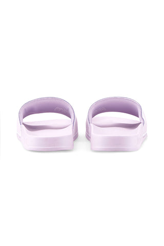 Ciabatte da piscina lilla con fascia imbottita e plantare sagomato Puma Leadcat 2.0
