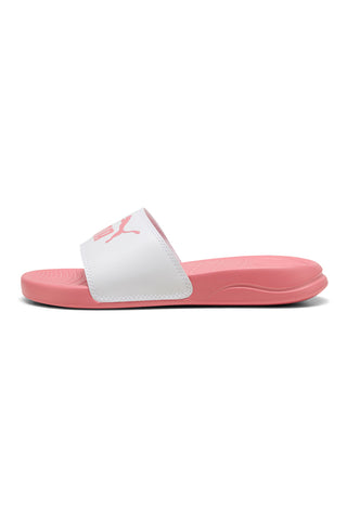 Ciabatte rosa con logo a contrasto Puma Popcat 20 Jr