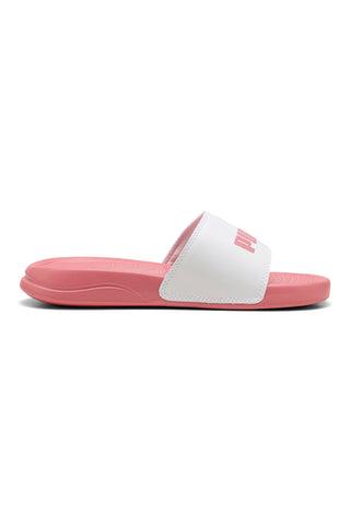 Ciabatte rosa con logo a contrasto Puma Popcat 20 Jr