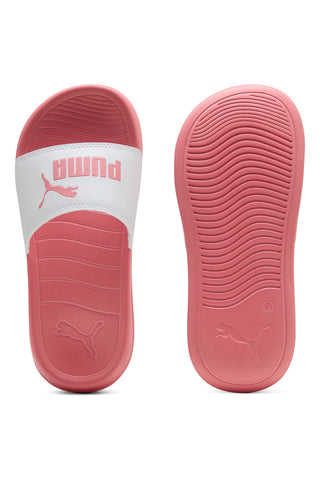 Ciabatte rosa con logo a contrasto Puma Popcat 20 Jr