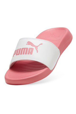 Ciabatte rosa con logo a contrasto Puma Popcat 20 Jr