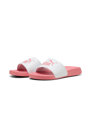 Ciabatte rosa con logo a contrasto Puma Popcat 20 Jr