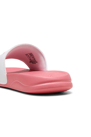 Ciabatte rosa con logo a contrasto Puma Popcat 20 Jr
