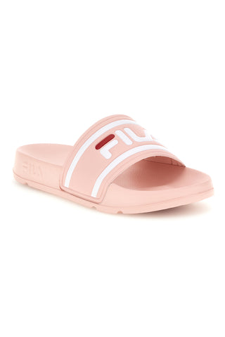 Rosa Gummislipper mit Fila Morro Bay Logo