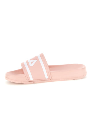 Rosa Gummislipper mit Fila Morro Bay Logo