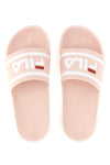 Ciabatte in gomma rosa con logo Fila Morro Bay