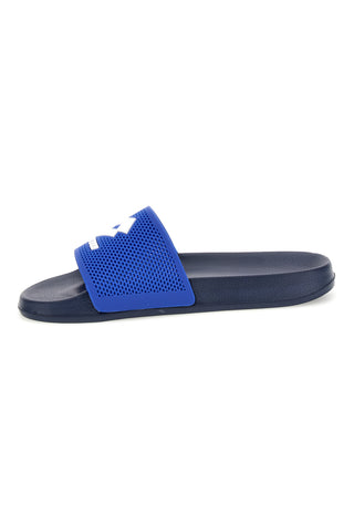 Blaue Badeschlappen mit Lotto-Logo 222624