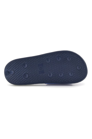 Blaue Badeschlappen mit Lotto-Logo 222624
