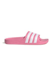 Rosa Flip-Flops mit Adidas-Streifen Adilette Aqua K