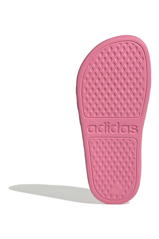 Rosa Flip-Flops mit Adidas-Streifen Adilette Aqua K