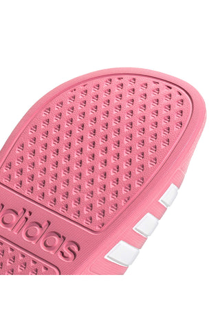 Rosa Flip-Flops mit Adidas-Streifen Adilette Aqua K