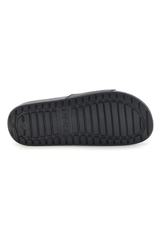 Schwarze Slipper mit Levi's POOL Logo S