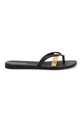 Infradito Nero Faszien Metallizzata Ipanema IP81805