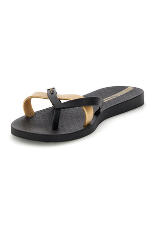 Infradito Nero Faszien Metallizzata Ipanema IP81805