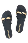 Infradito Nero Faszien Metallizzata Ipanema IP81805
