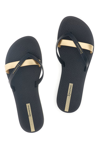 Infradito Nero Faszien Metallizzata Ipanema IP81805
