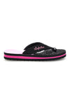 Schwarze und pinke Flip-Flops mit Australian-Logo AU24W408