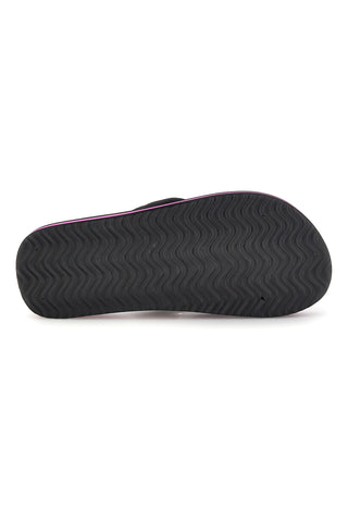 Schwarze und pinke Flip-Flops mit Australian-Logo AU24W408