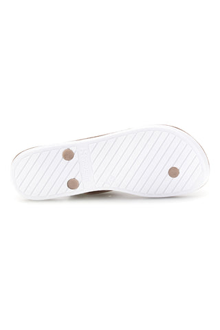Infradito beige con strass Superga S24S728