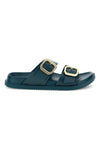 Petrol Pantoffel mit doppelter Schnalle Superga S87Y832