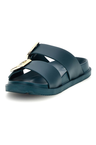 Petrol Pantoffel mit doppelter Schnalle Superga S87Y832