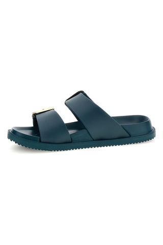 Petrol Pantoffel mit doppelter Schnalle Superga S87Y832
