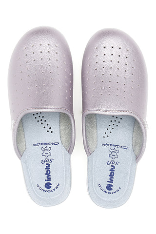 Rosa perforierte professionelle Damen Hausschuhe Inblu 5033N